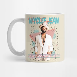 Retro Vintage Wyclef Jean // The Fugees Fan Art Design Mug